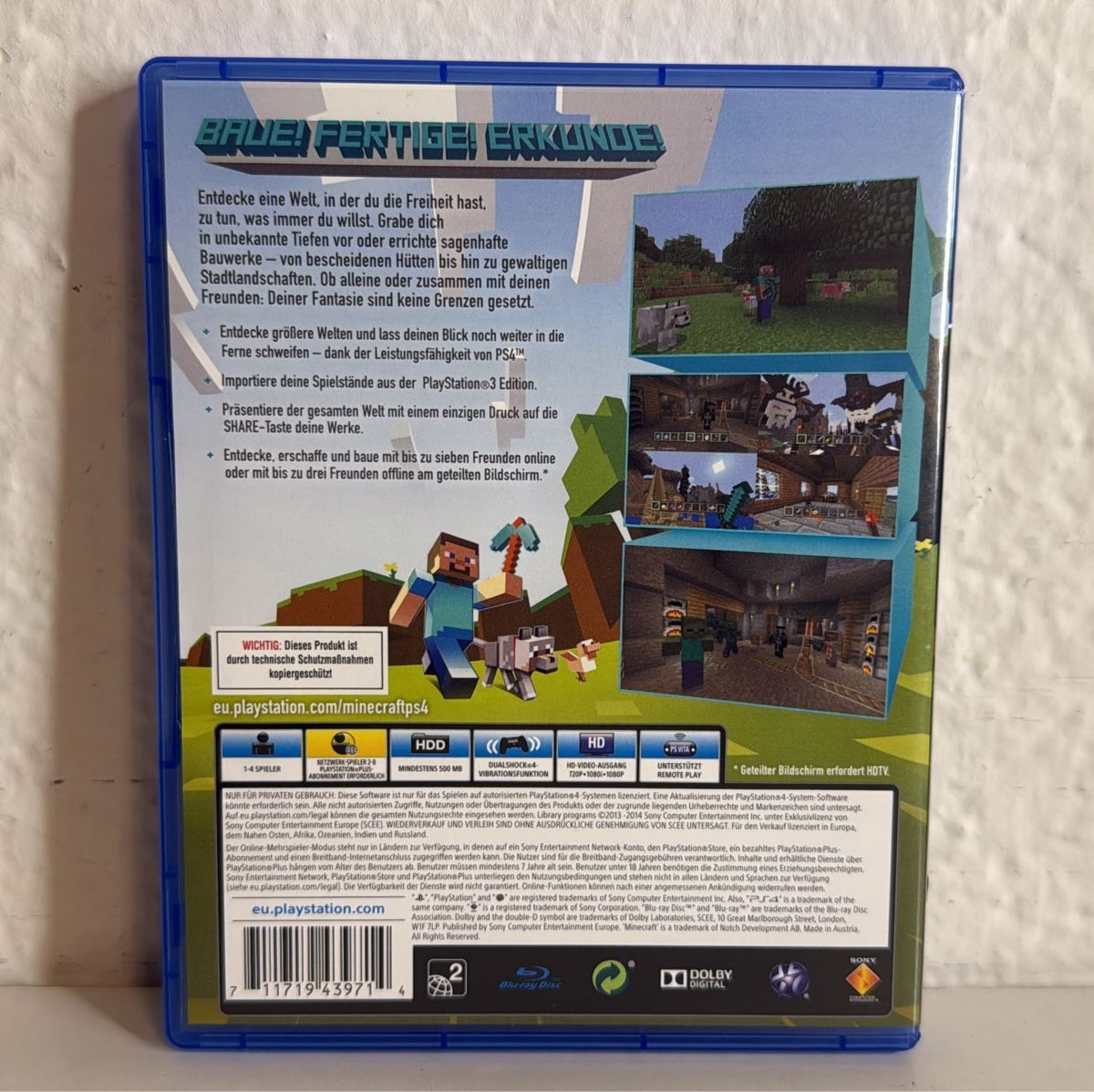 Sony Spiele: Minecraft PlayStation 4 Edition - PS4/PS5 Game – Gebraucht aus Ehrendingen von bubulence 1