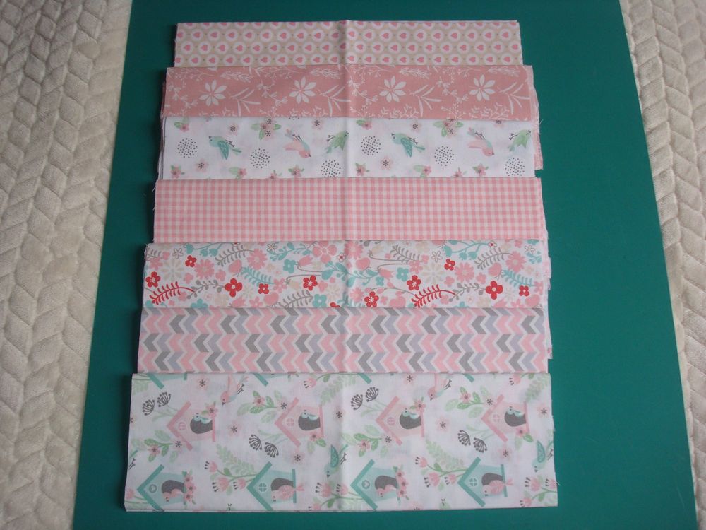 3 Coupons De Tissu Coton - Loisirs Créatifs