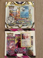 2x Pokemon THREE Pack Fusion Strike Brilliant stars