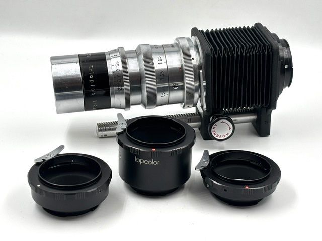 Obiettivi: Meyer Görlitz Trioplan 10.5cm / 105mm 2.8 - Exakta – Usato da Seewis Dorf venduto da Plebejus
