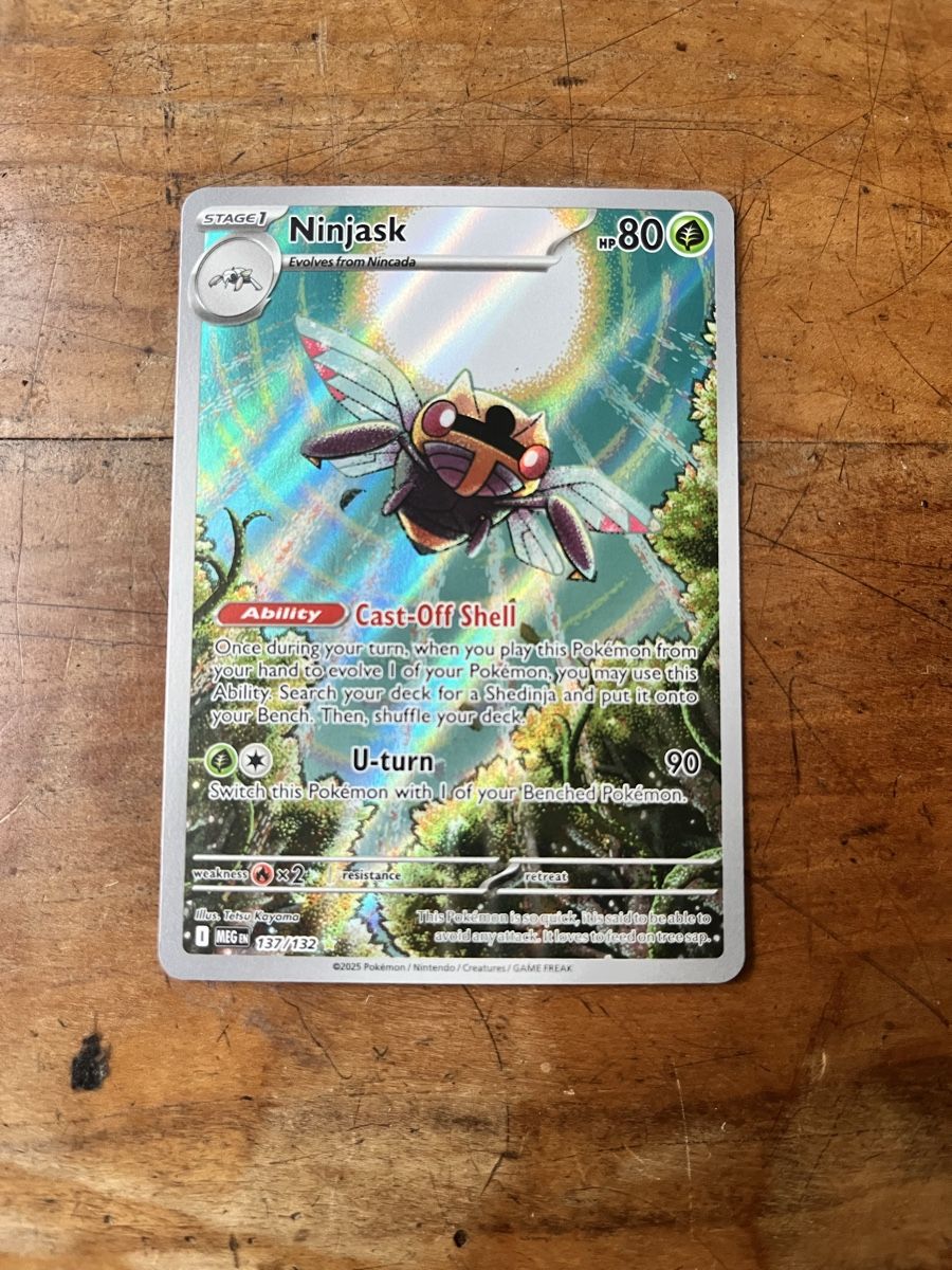 Pokémon Carte collezionabili: Ninjask 137/172 Mega Evolution 🇺🇸 – Usato da Schattdorf venduto da bja_r2hc