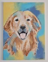 Labrador Acrylbild 50x70cm