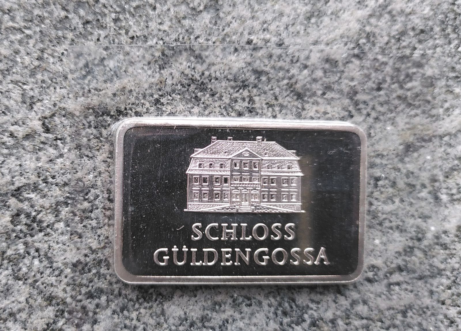 Métaux précieux: Silber-Barren 1 Unze Geiger Schloss Güldengossa – Neuf (Voir description) à S. Antonio par Sscch 1