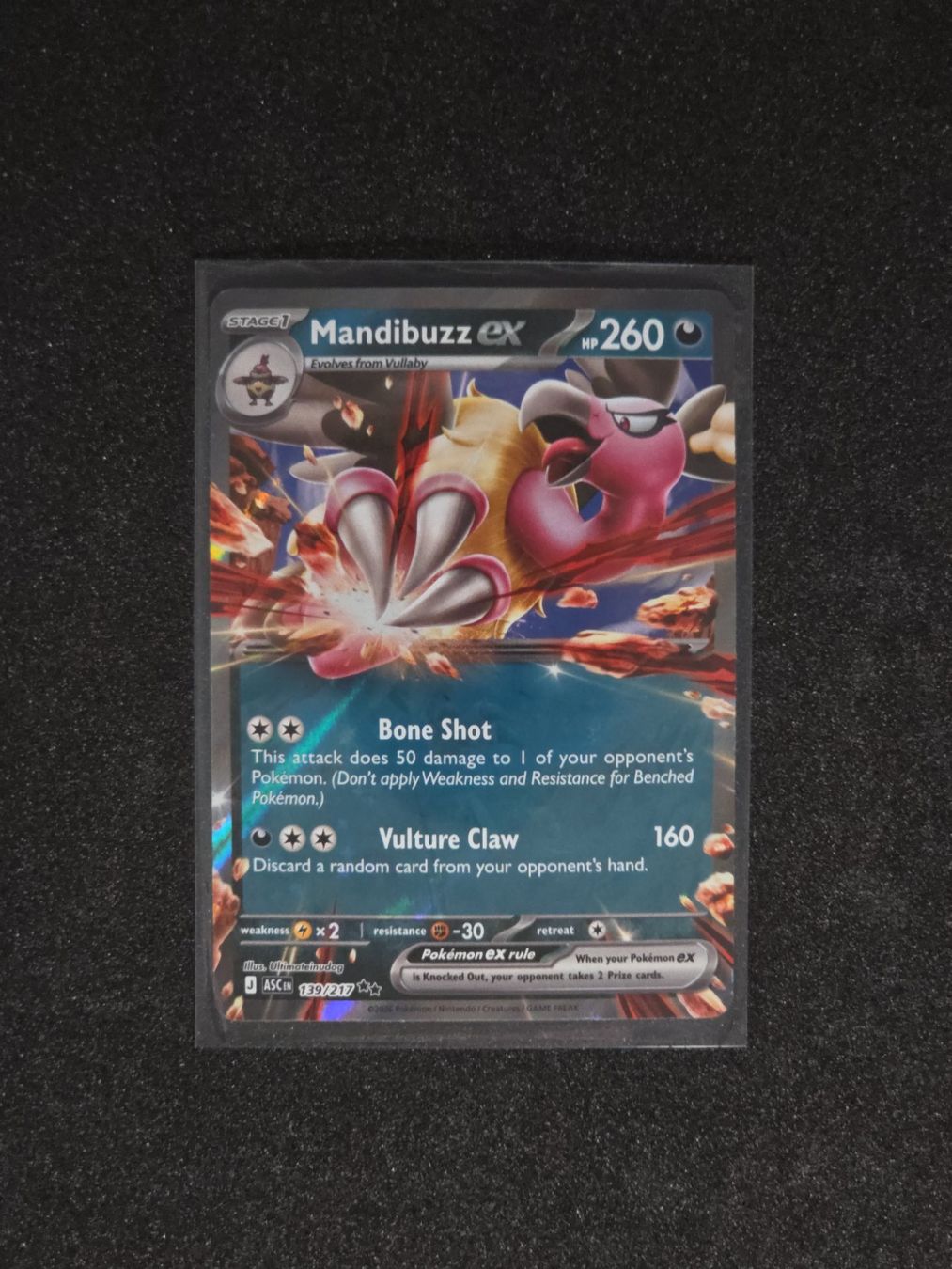 Pokémon Carte collezionabili: Mandibuzz ex - ASC-139 – Nuovo (secondo la descrizione) da St. Gallen venduto da CardZelo
