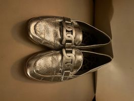 Silberne Schuhe, top Zustand, Grösse 41, Herbst Angebot!