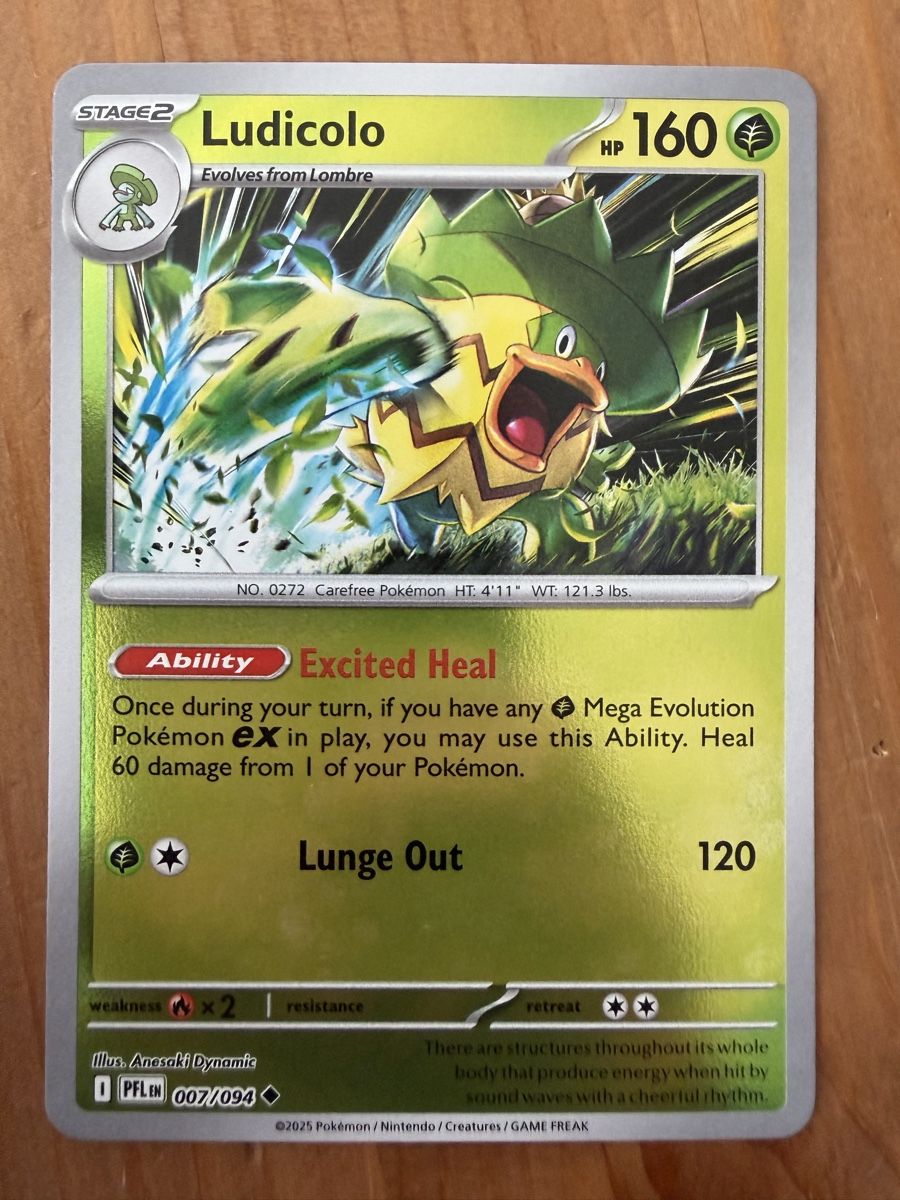 Pokémon Carte collezionabili: Ludicolo (PFL007) – Nuovo (secondo la descrizione) da Vevey venduto da Matx