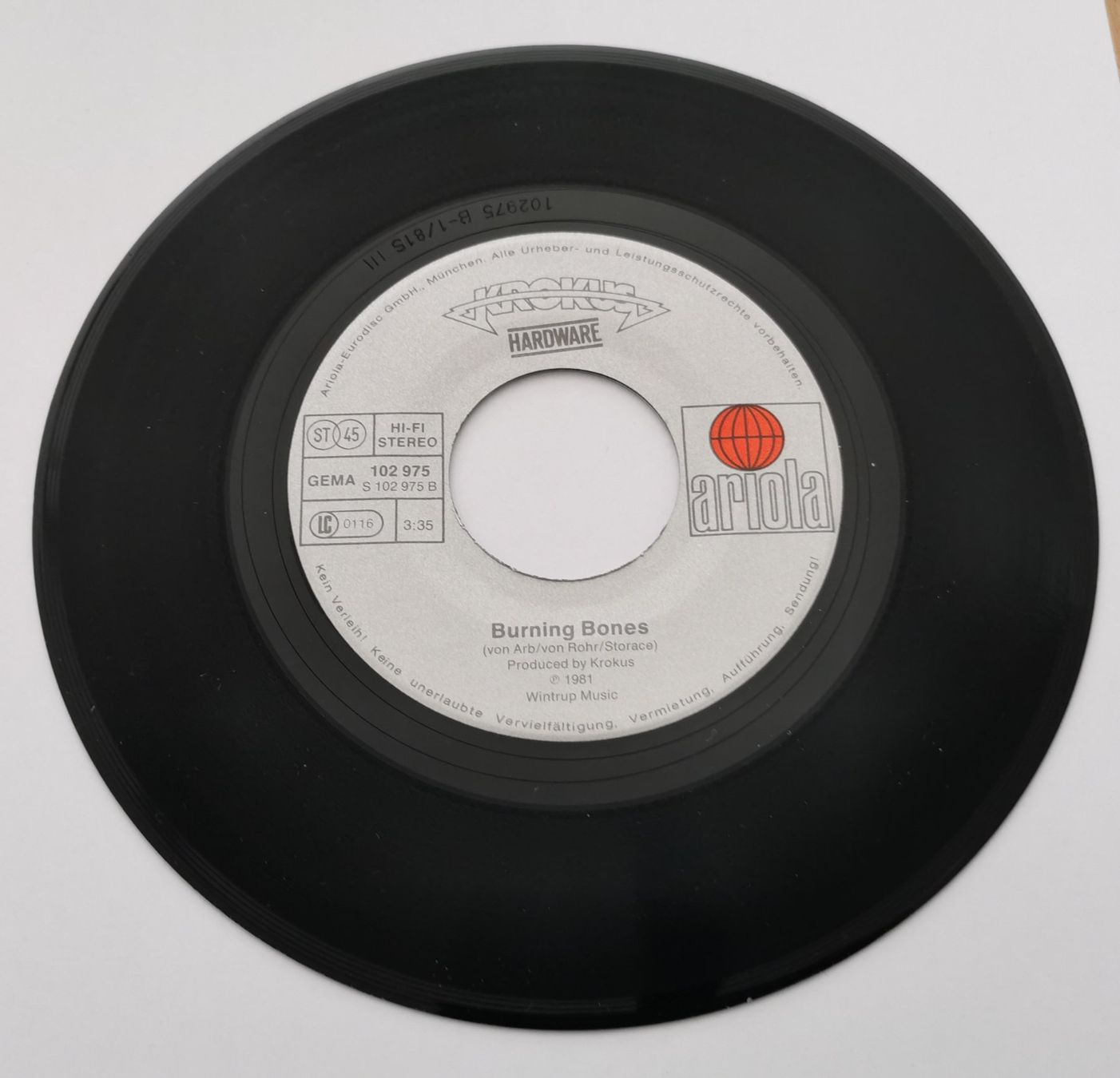 Dischi in vinile: KROKUS: Smelly Nelly 7" Single – Usato da Münchwilen TG venduto da Swb 3