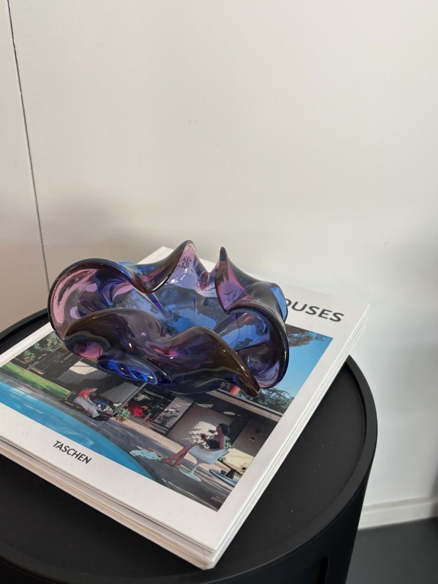 Murano Aschenbecher: Murano Glas Aschenbecher Design 70er / ashtray – Gebraucht aus Lugano von rrkivio 2