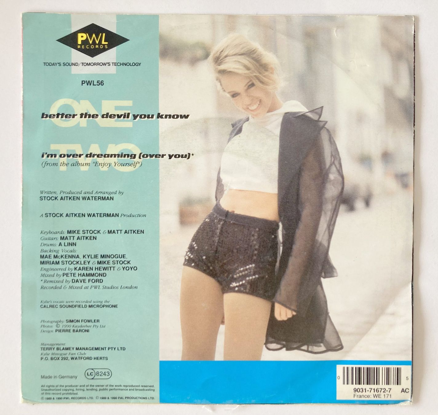 Schallplatten: KYLIE MINOGUE - BETTER THE DEVIL YOU KNOW – Gebraucht aus Bottens von hotter-than-hell 1