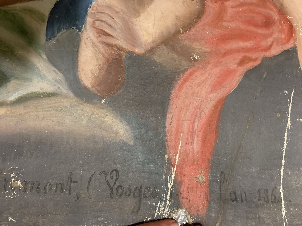 Dipinti: Mondsichel Madonna 1861 – Difettoso da Wolfhalden venduto da SecondAntique 1