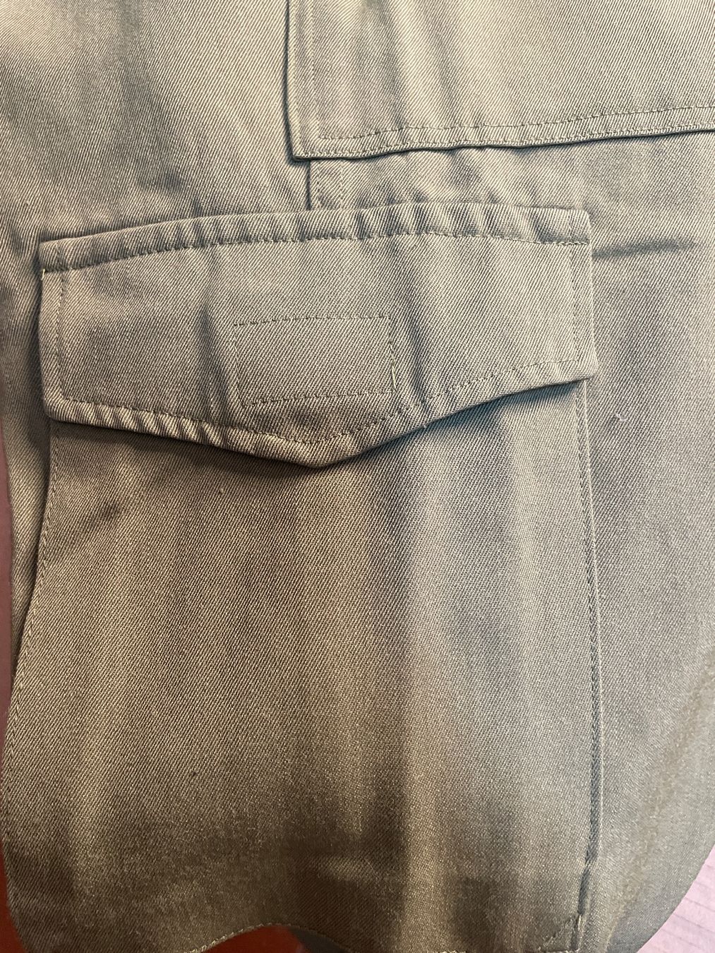 Hosen: Hose Cargo Militärgrün S. – Gebraucht aus Capolago von LA.BOTTEGA 2