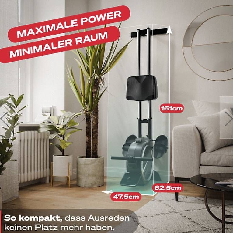 Hometrainer: PROwer Rudergerät Hellbraun – Usato da Zug venduto da Play2008 1