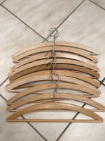 Holz-Kleiderbügel, 10 Stk., Buche hell, Top Zustand