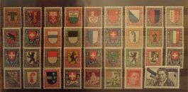 1918 bis 1927 Pro Juventute komplett postfrisch