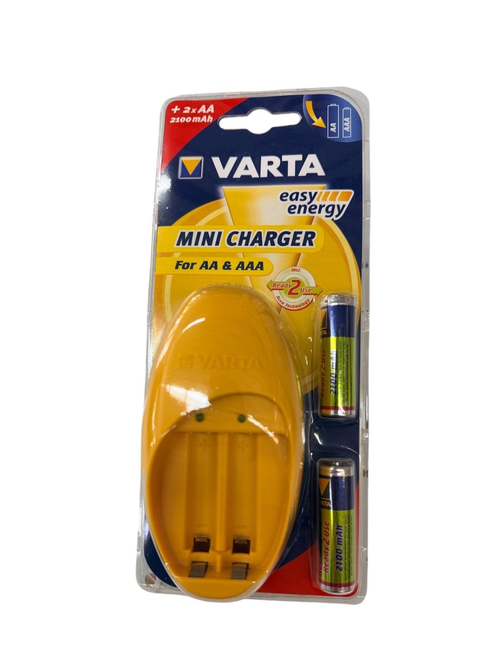 Varta Caricatori & Batterie: Varta Mini Charger inkl. 2x AA Akkus – Nuovo e nell'imballaggio originale da Oensingen venduto da moe_ck67