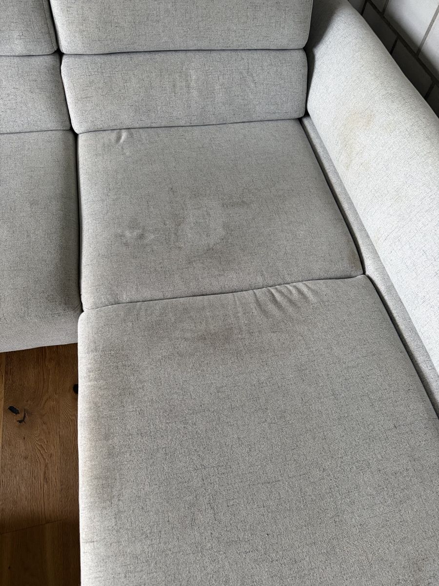 Sofas: Ecksofa Rec. rechts Stoff grau – D'occasion à Thun par Noemjih 4
