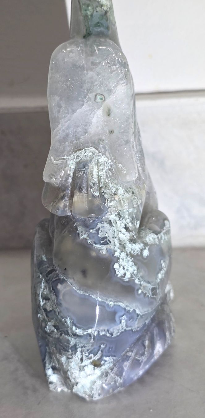 Minerali & Pietre curative: Moosachat Wolf 377g – Nuovo e nell'imballaggio originale da Matzingen venduto da Shay_Crystalz 3