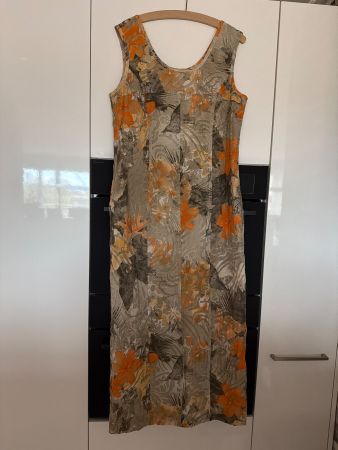Bonita Sommerkleid, Gr. 42, Orange/Braun, Top Zustand!