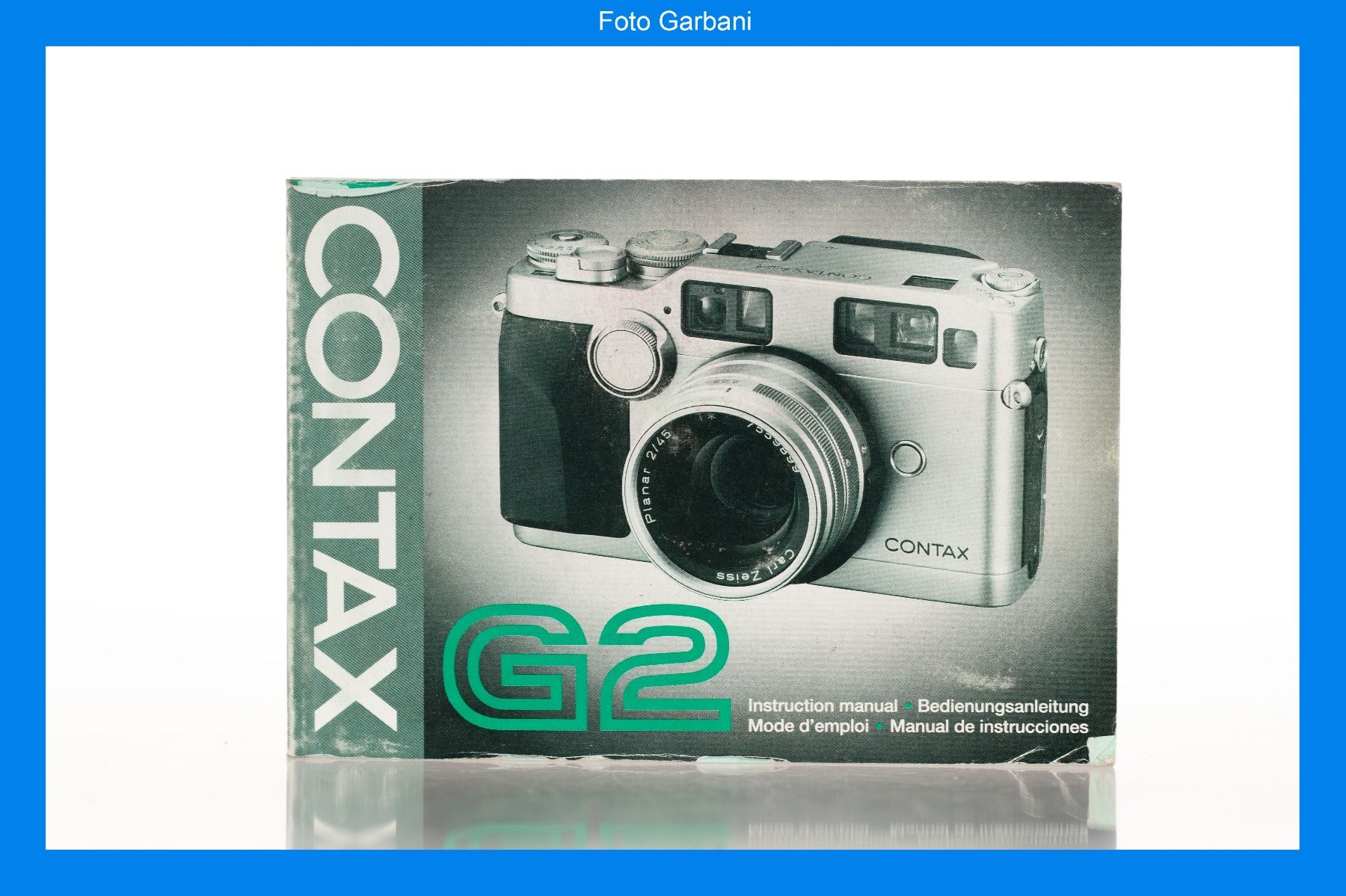 Dokumente: Contax G2 manuale istruzioni – Gebraucht aus Muralto von FotoGarbani