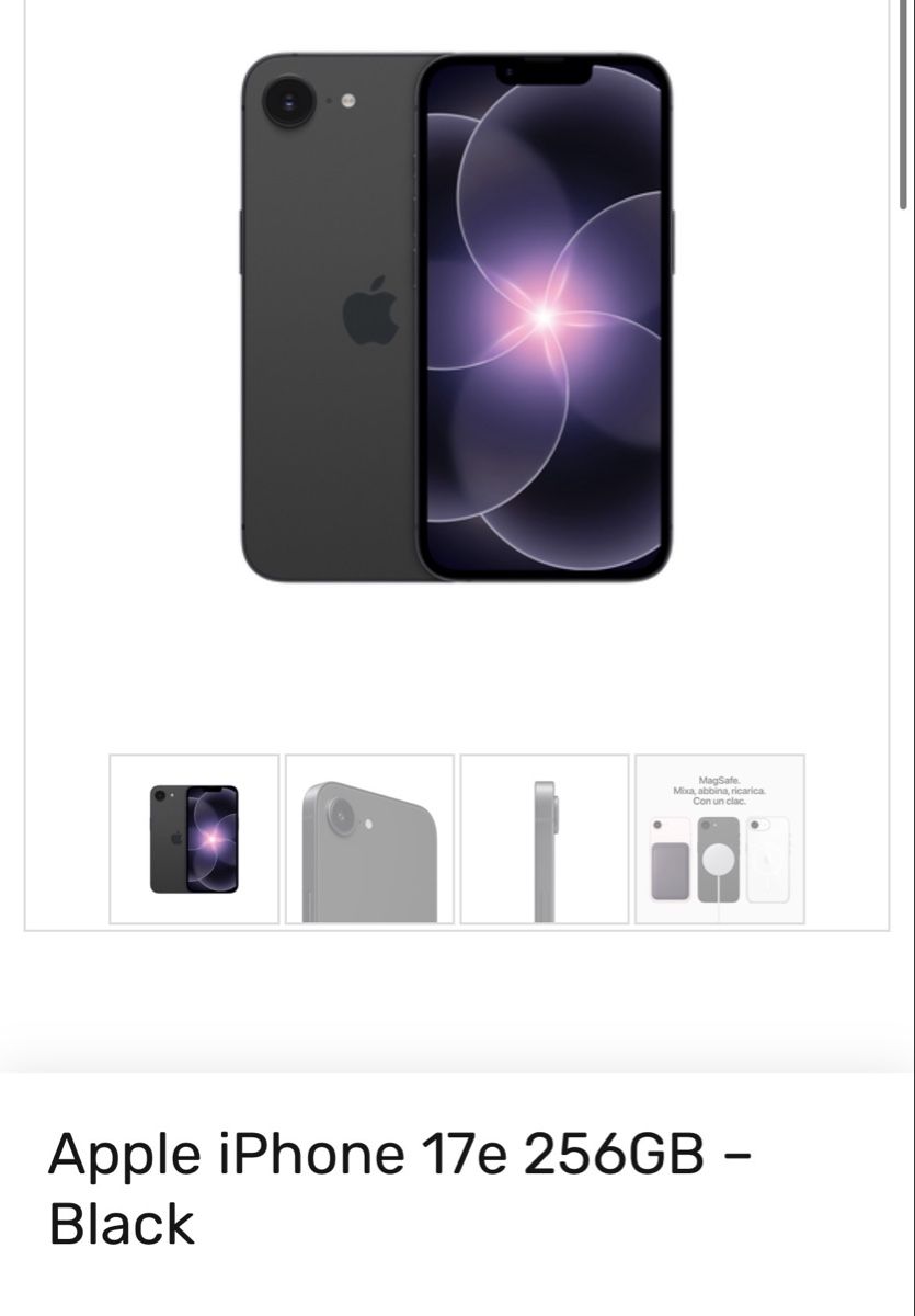 Apple Handys / Smartphones: iPhone 17e 256 Gb völlig neu! – Neu und originalverpackt aus Mümliswil von ron_q89m