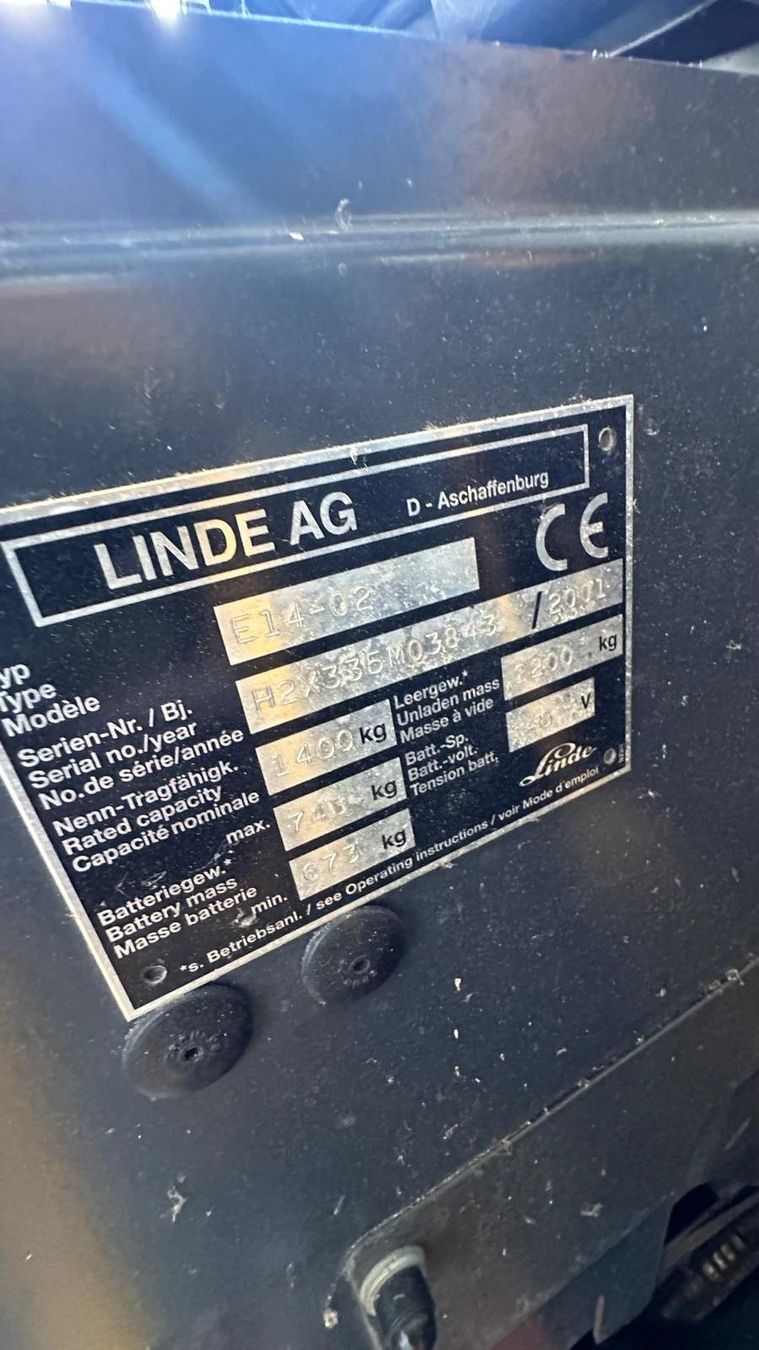 Linde Carrelli elevatori e a forche: Linde Gegengewichtstapler – Difettoso da Näfels venduto da Teamplaypomodori 4