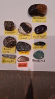 10er Set Trommelsteine mit seltenem Hilutit: Set 47