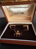 Vintage Manschettenknopf-Set „GEMS“ – Made in Japan