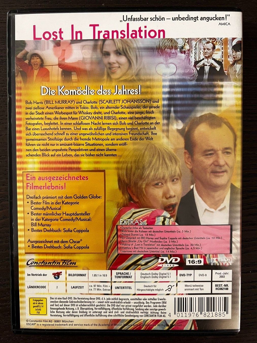Tutti i DVDs: Lost in Translation – Usato da Zürich venduto da FilmFreunde 1