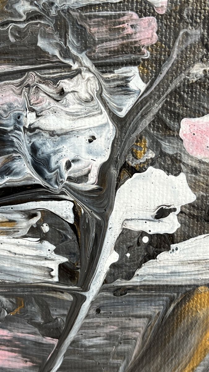 Dipinti: Abstraktes Acrylbild "Sturm" 20x20cm – Nuovo (secondo la descrizione) da Hochdorf venduto da Jasminurschel 1