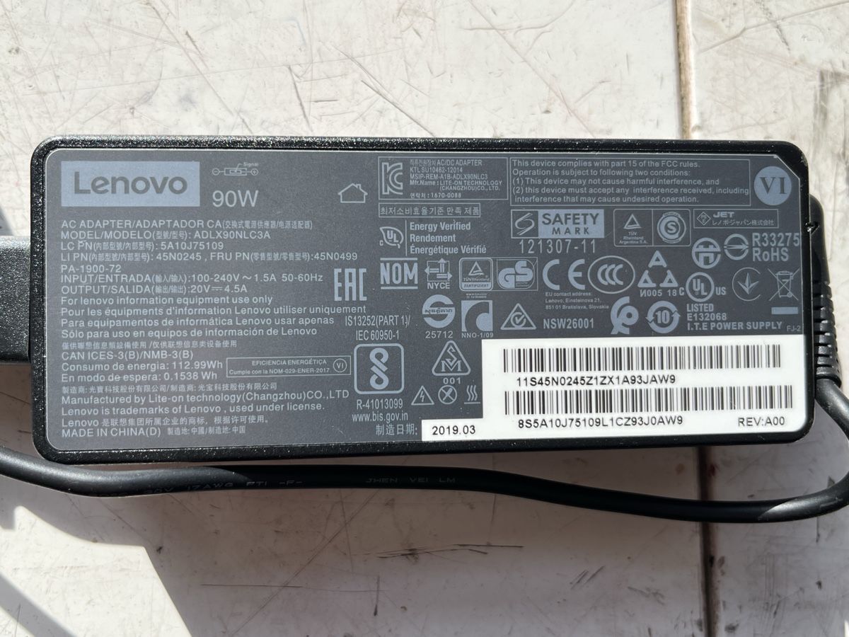 Lenovo Caricabatterie: Lenovo Thinkpad Ladegerät – Usato da Sumiswald venduto da Beragi 1