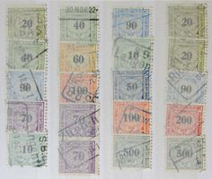 SWITZERLAND: Lot des timbres ferroviaires, O