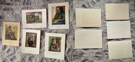 5 Kunstdrucke Hodel-Thoma-Egli-Kreidolf-Comiotto 60-er Jahre