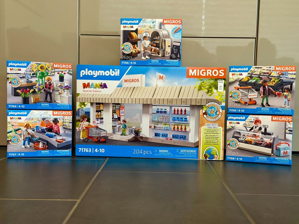 Playmobil 71768 Comptoir Frais - Exclusivité Migros Suisse (30 Pièces) - NEUF