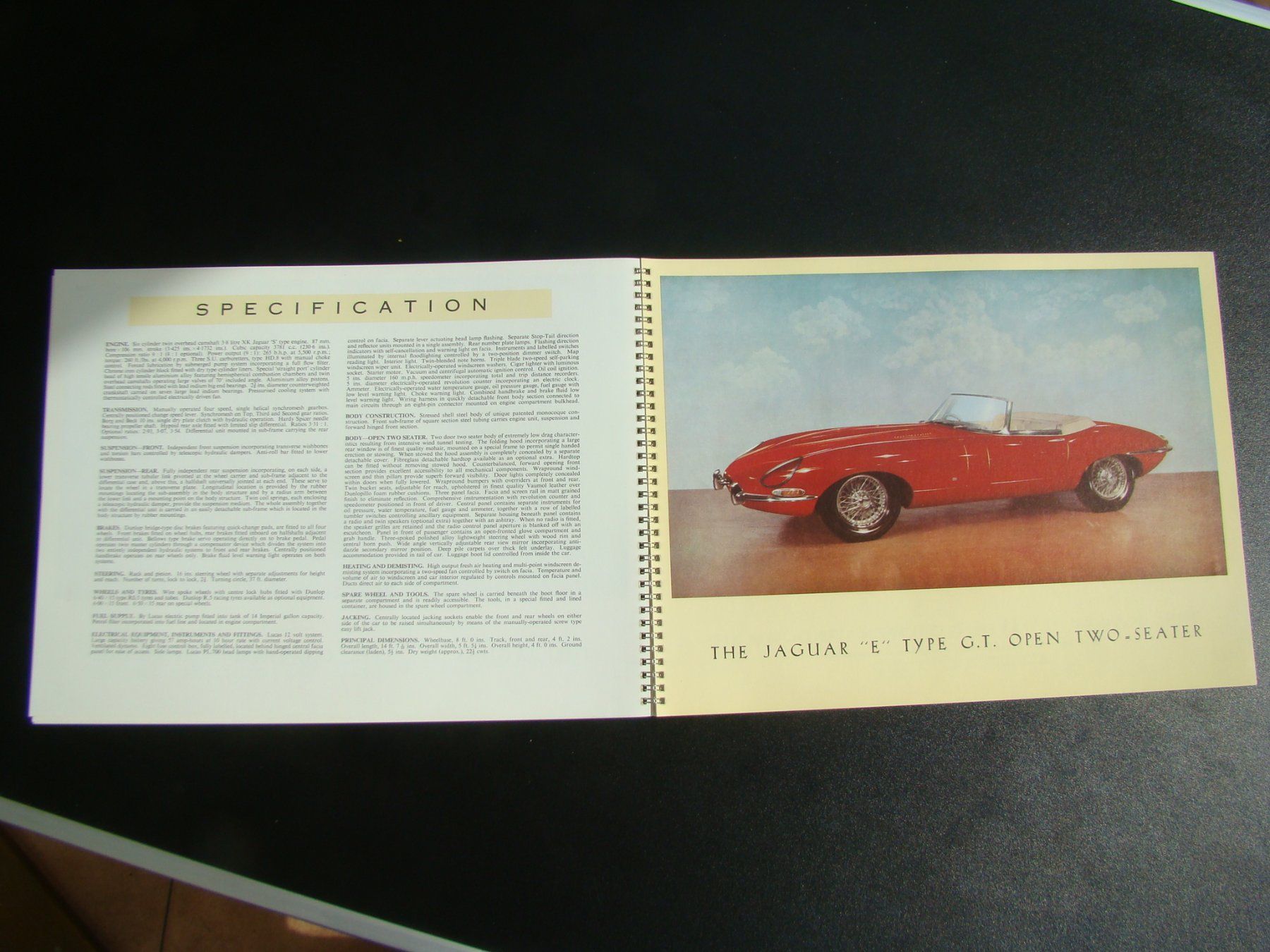 Jaguar Documenti: alter Prospekt Jaguar E Type Serie 1 Verkaufsprospekt – Usato da Walzenhausen venduto da Vanquish711 4