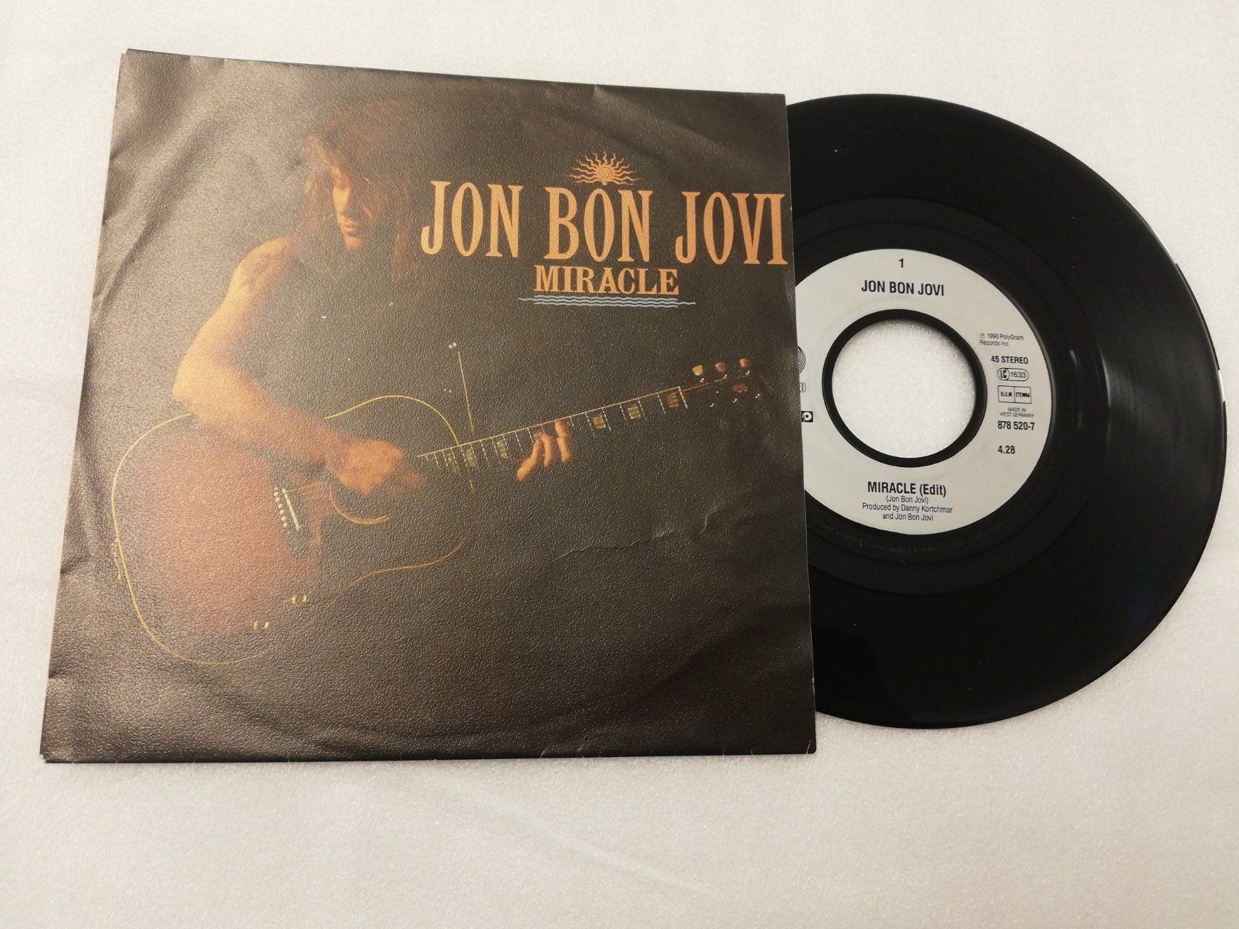 Dischi in vinile: JON BON JOVI - MIRACLE (SINGLE 7") – Usato da Bern venduto da Vinylsound.ch 2