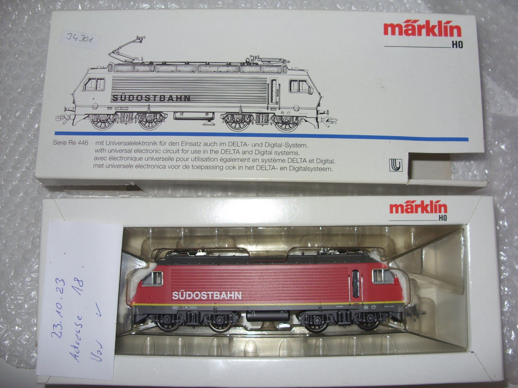 Märklin Modelleisenbahnen: Märklin H0  Re 446 SOB  AC delta/digital – Gebraucht aus Untersiggenthal von Gumel50 2