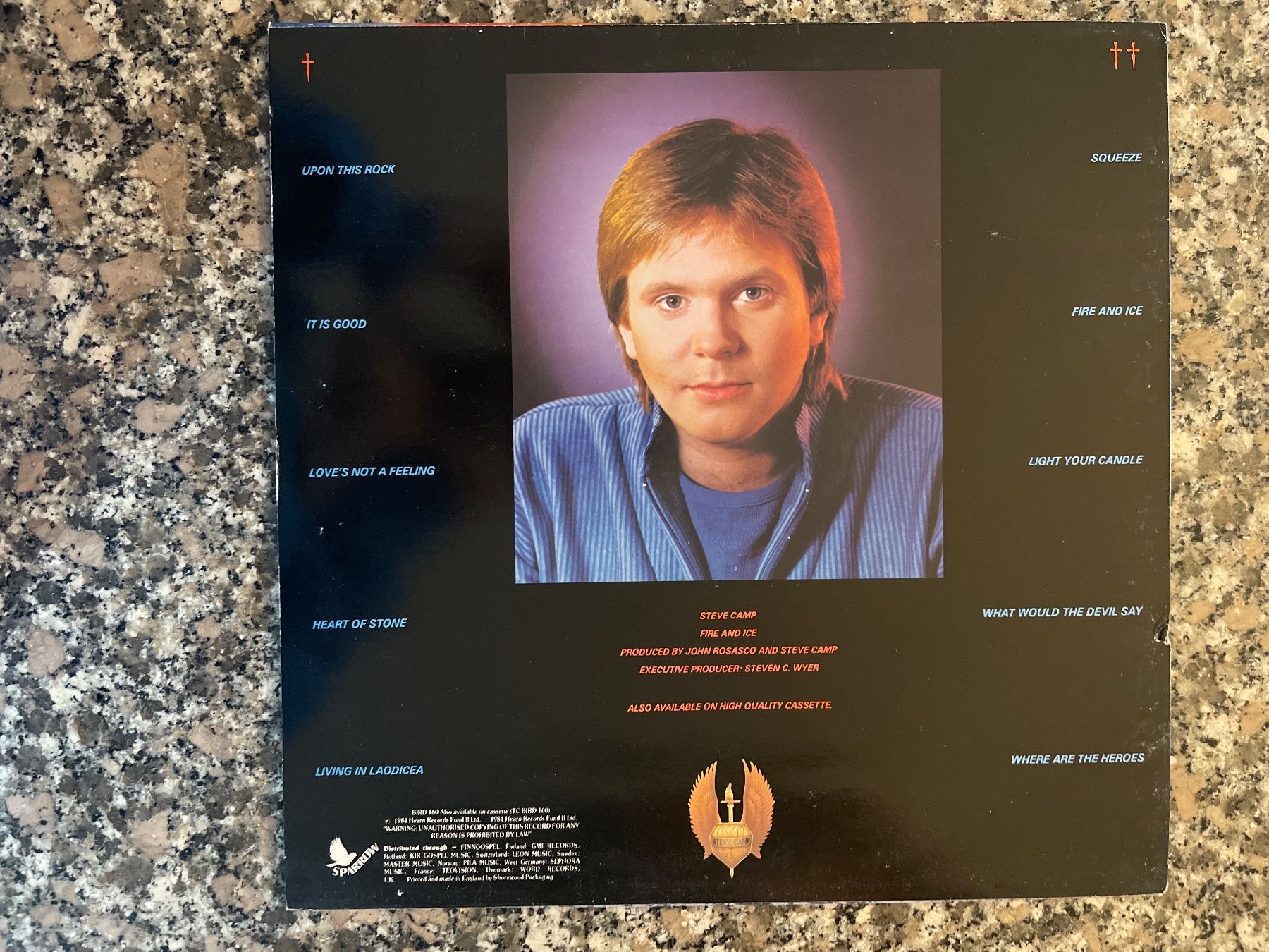 Dischi in vinile: A142/Steve Camp – Fire And Ice – Usato da Frutigen venduto da Philippe_jsp 1