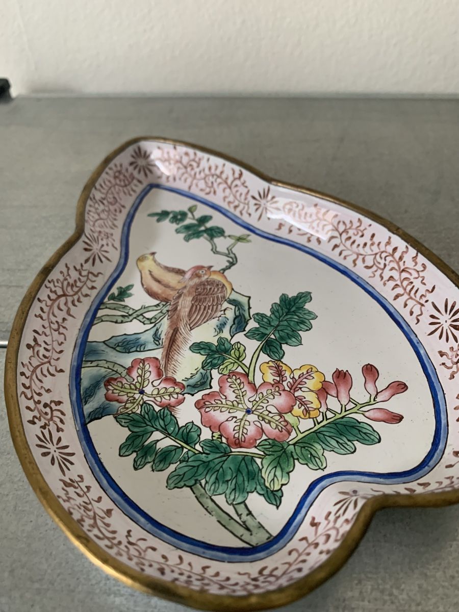 Ciotole: China 20. Jh. Emailleschale Canton – Usato da Basel venduto da Amechan. 3