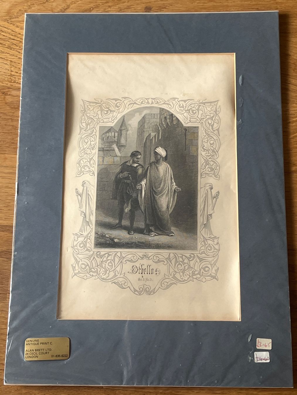 Foto & Immagini: Stahlstich - "Othello", Shakespeare, Act 3 Scene 3 – Nuovo e nell'imballaggio originale da Luzern venduto da Jiggy_8898