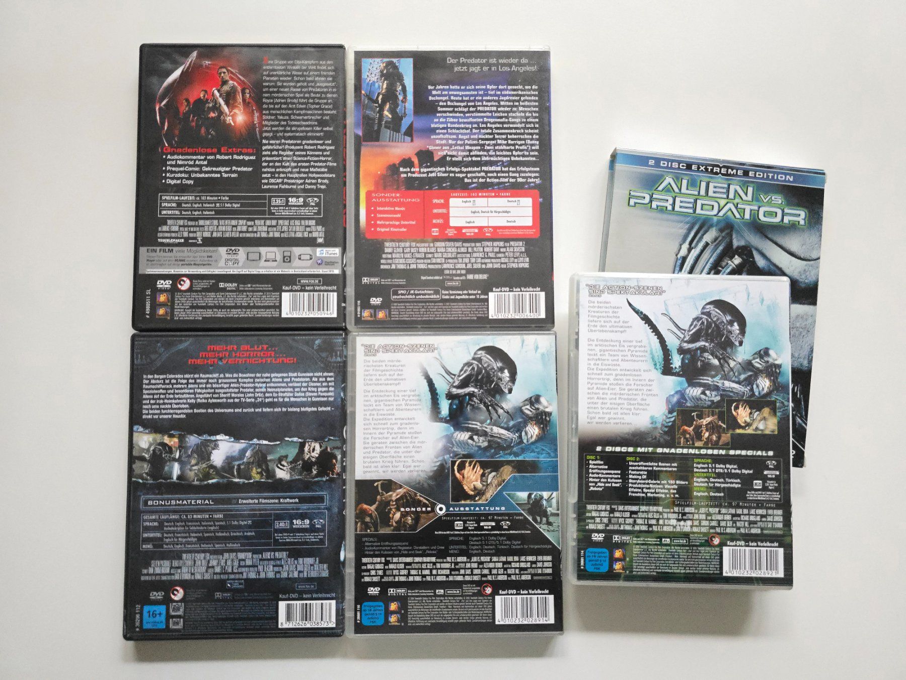 Alle DVDs: 6 DVD Predator – Gebraucht aus Dättlikon von Wundertuete_ 1