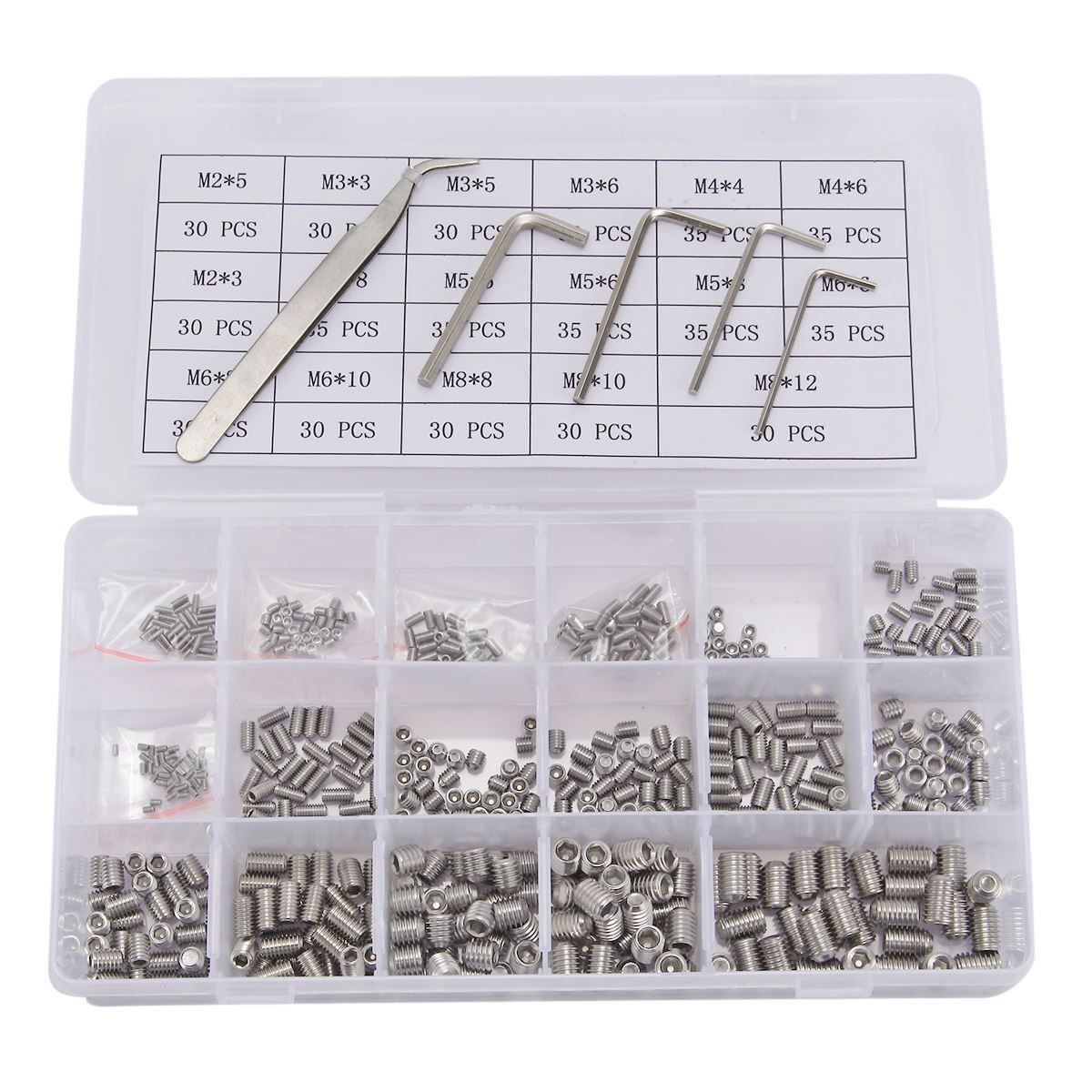 Metall- & Schlosserei Sonstiges: Madenschrauben Set M2 M3 M4 M5 M6 M8 – Neu (gemäss Beschreibung) aus Thun von  1