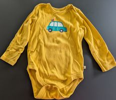 Frugi Auto-Langarmbody mit Vogel, Grösse 80 - 86