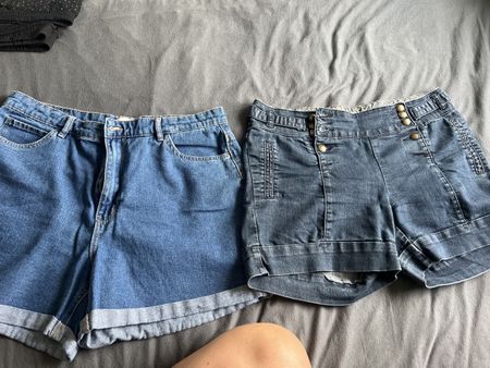 2 Jeans kurz Damen Gr. XL only & newyorker Gr. 40