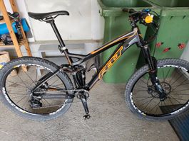 VTT Felt tout suspendu noir orange M (grandeur 175-185)
