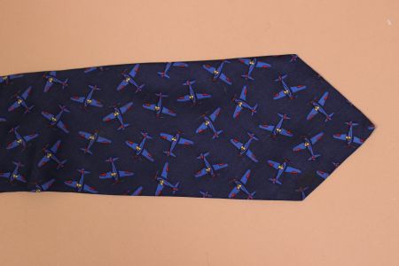vintage Plane Novelty Silk Tie