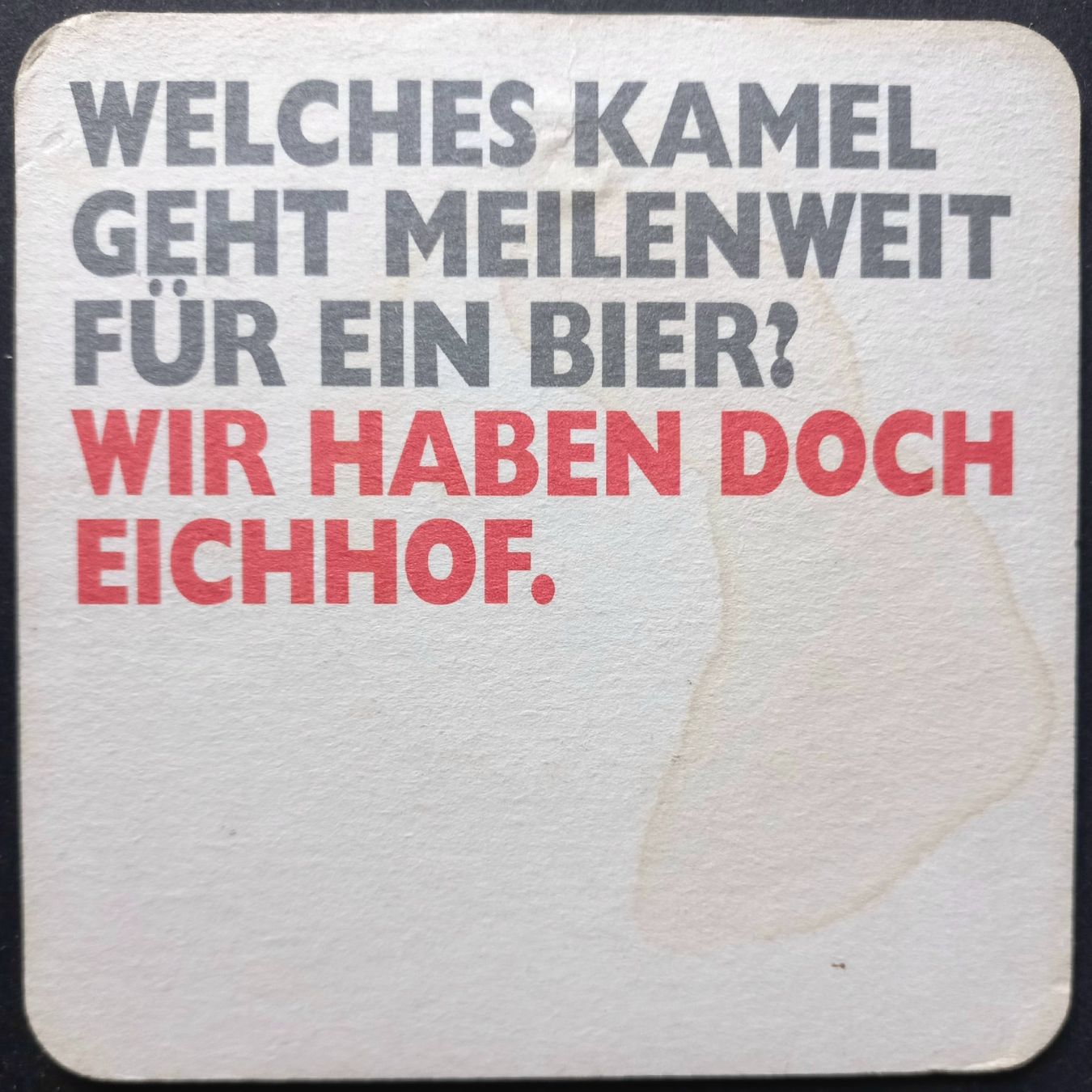 Untersetzer: Bierdeckel - Eichhof - CH – Gebraucht aus Niederuzwil von lubimaja 1