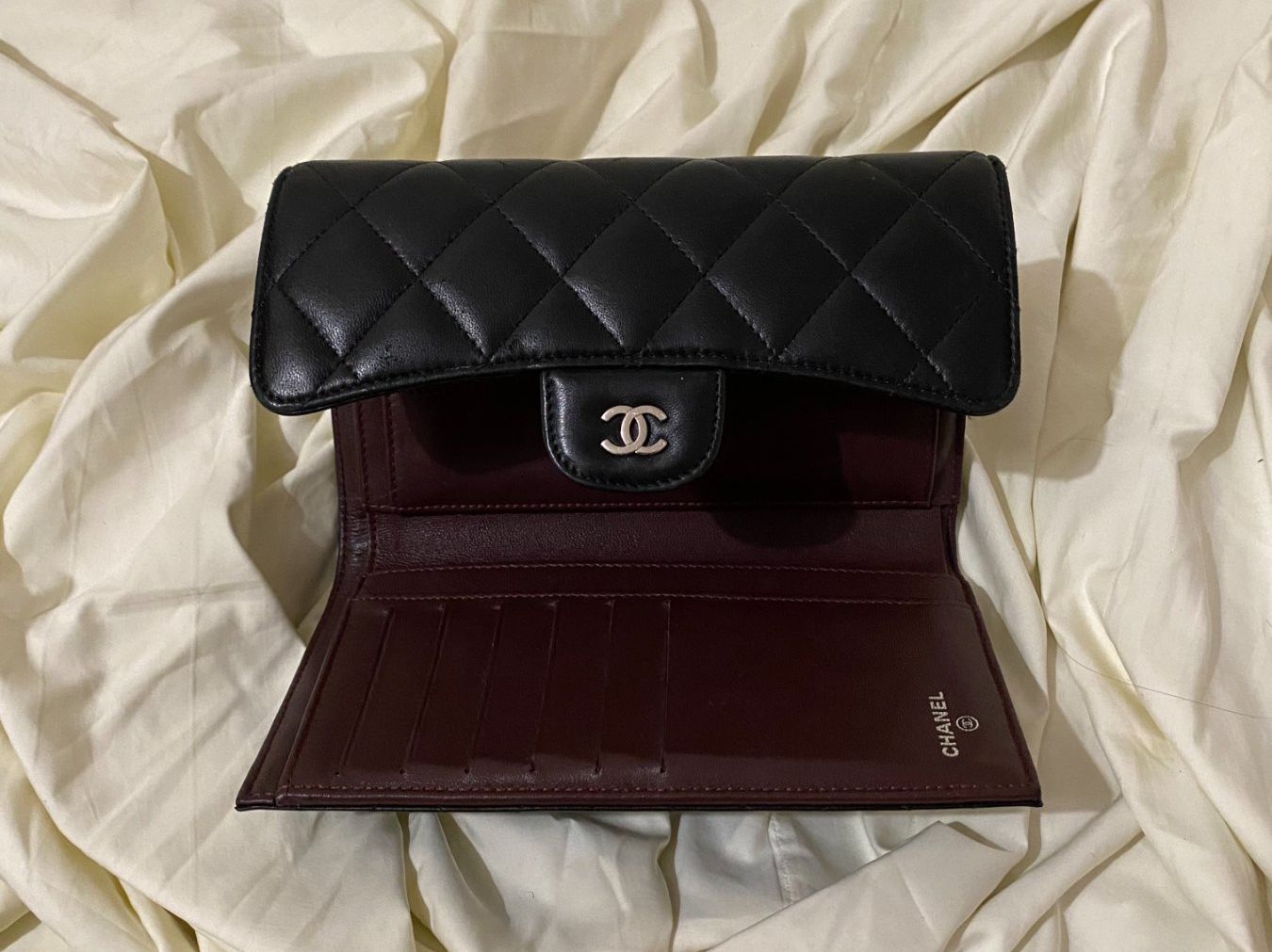 Chanel Portamonete: Chanel Brieftasche schwarz 11x18 cm – Usato da Uitikon Waldegg venduto da uvuhevis75 3