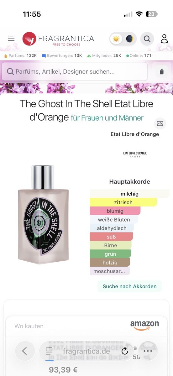 Parfum & Eau de Toilette: "The Ghost In The Shell" -2. ml – Gebraucht aus Sursee von nri_sbv9 1