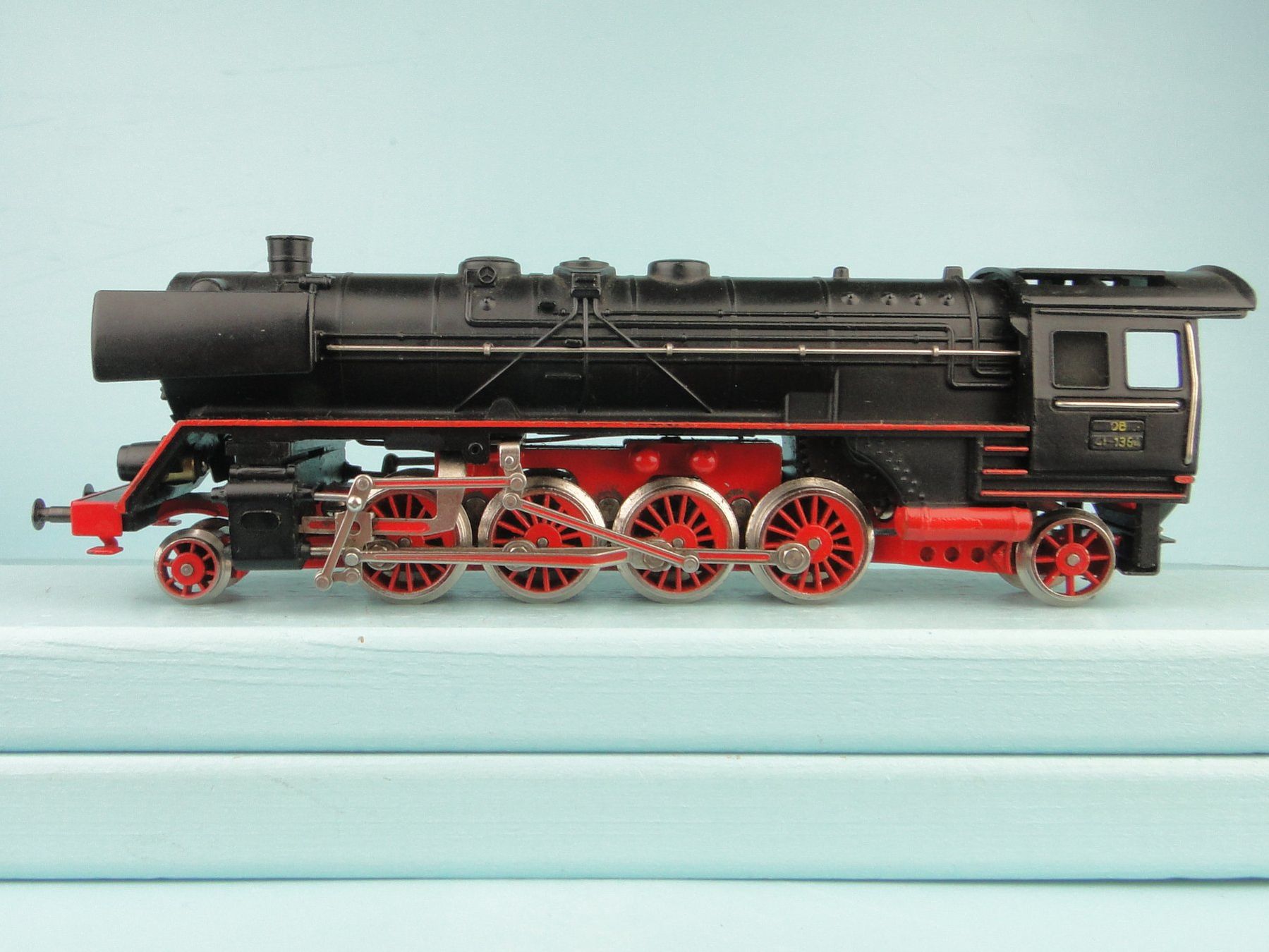 Fleischmann Modellini di ferrovie: Fleischmann 1361 H0 Schlepptenderlok, GUSS – Usato da Bülach venduto da cann11 8
