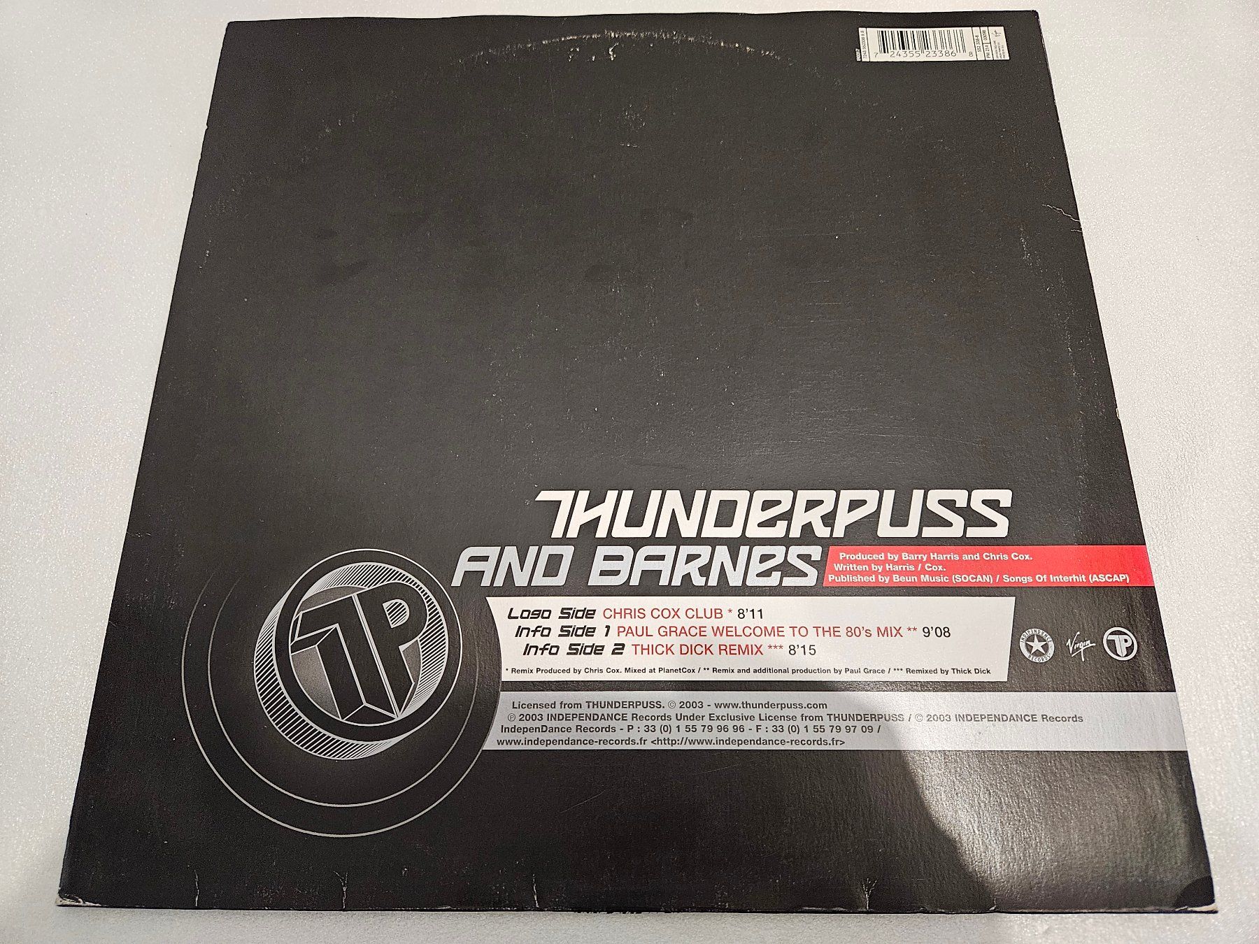 Schallplatten: Thunderpuss & Barnes – Head (Progressive House) – Gebraucht aus Uster von Vinyl-Leidenschaft 1